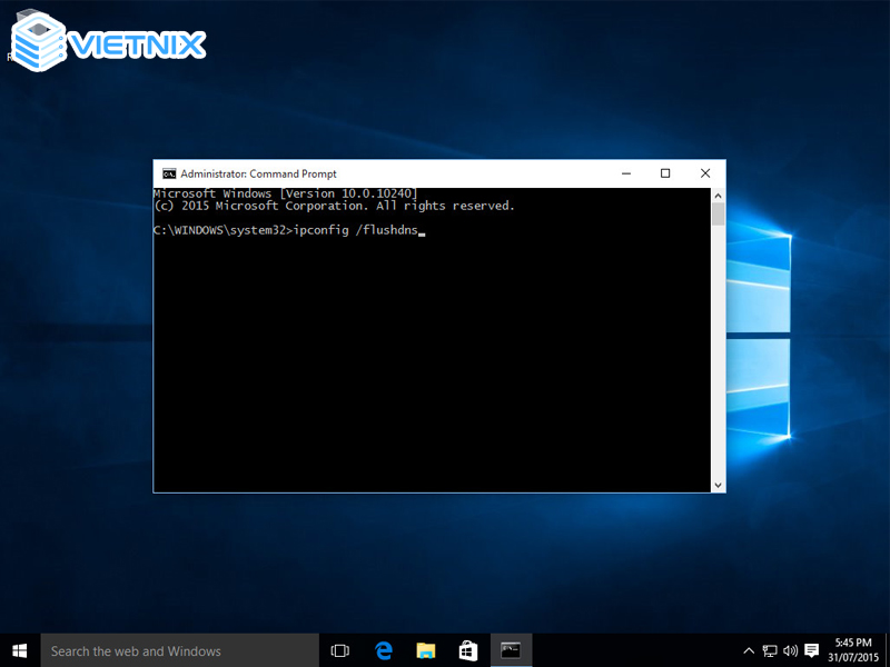 Flush DNS trên Windows