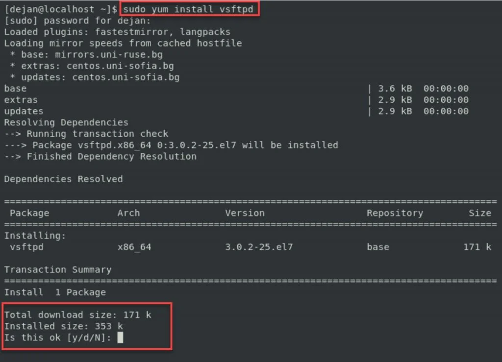 Cấu hình FTP trên CentOS 7 bằng VSFTPD 12 Cấu hình FTP trên CentOS 7 bằng VSFTPD