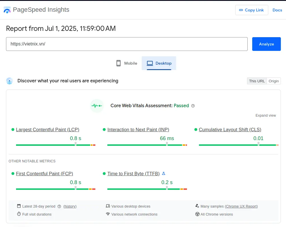 PageSpeed Insights là gì? 8 cách tối ưu PageSpeed Insights 66 Công cụ phân tích