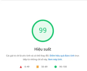 PageSpeed Insights là gì? 8 cách tối ưu PageSpeed Insights 44 Điểm hiệu suất (Performance Score)