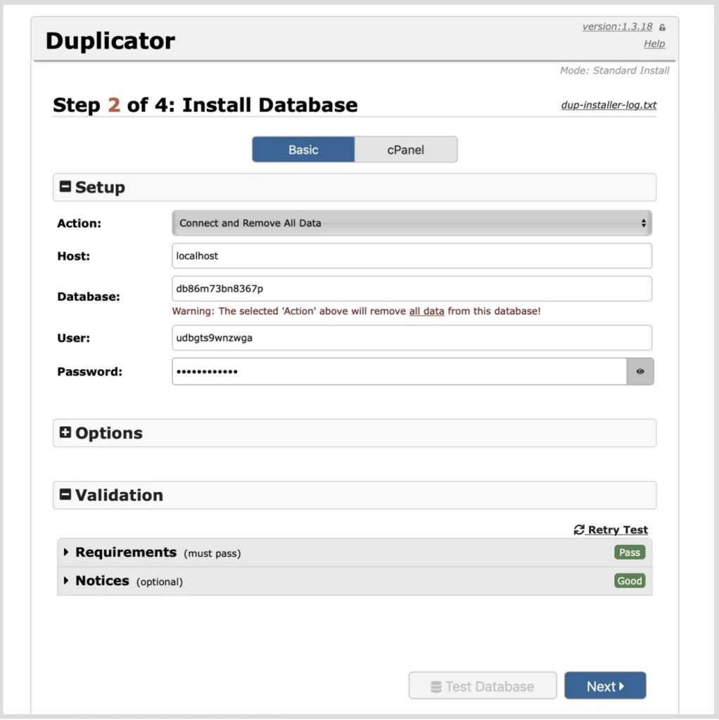 Clone WordPress website bằng Duplicator 42 Clone-WordPress