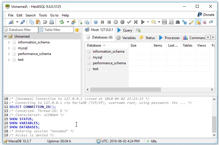 MariaDB là gì? Chi tiết cách cài đặt và kết nối MariaDB nhanh chóng 39 Giao diện sau khi cài đặt MariaDB trên Windows thành công