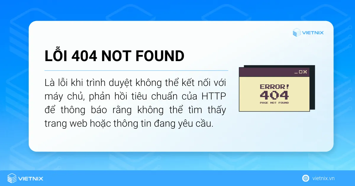 Tìm hiểu lỗi 404 not found