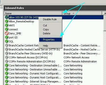 Cách mở port trên firewall Windows server chi tiết nhất 27 Nhấn chọn Properties