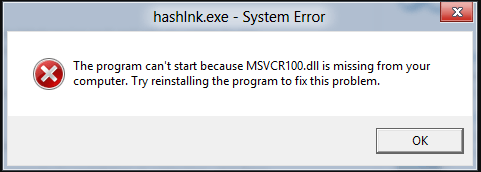 cách sửa lỗi file msvcr100.dll