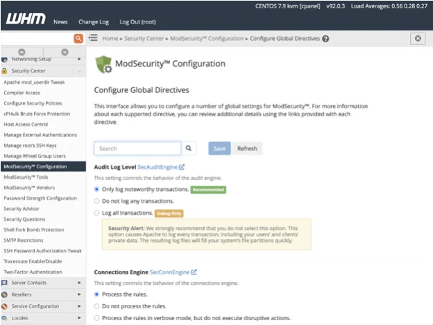 Modsecurity là gì? Cài đặt ModSecurity chống xâm nhập web và server 10 Cài đặt ModSecurity chống xâm nhập web và server