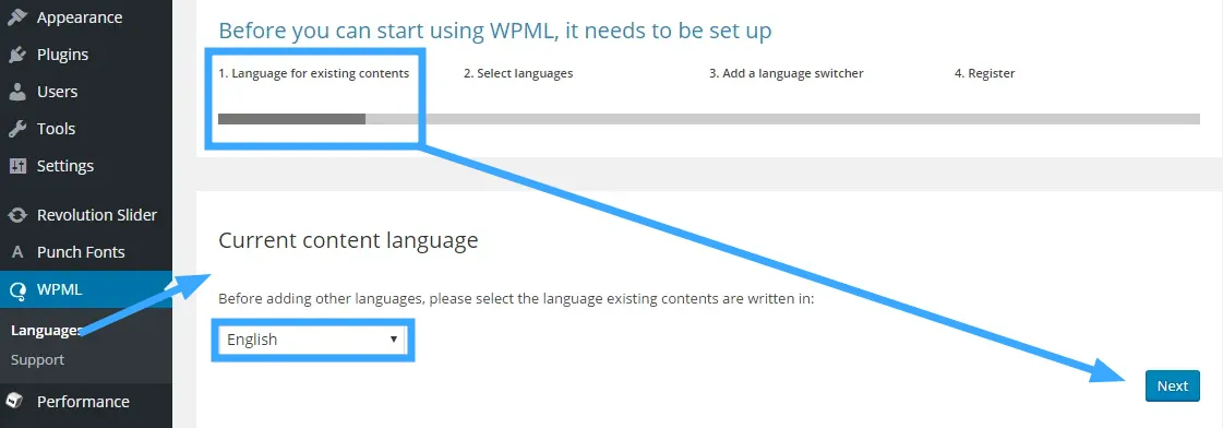 WPML là gì? Cách tạo một Website đa ngôn ngữ với WPML 38 Cài đặt ngôn ngữ cho WPML
