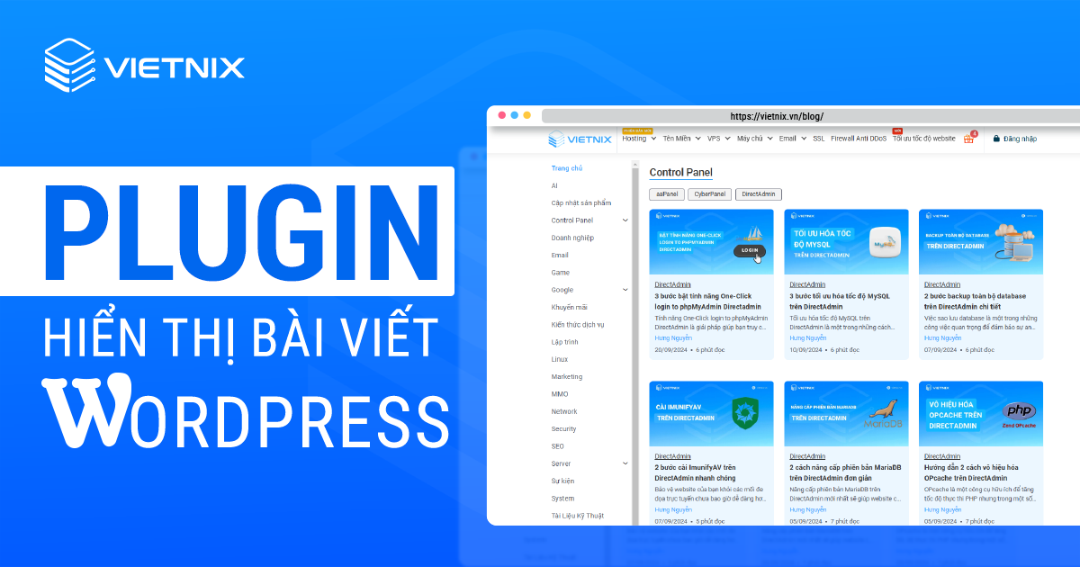 Plugin hiển thị bài viết WordPress