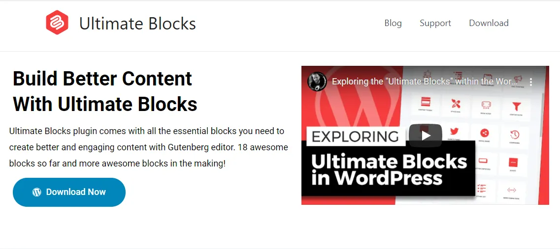 Plugin Ultimate Blocks 