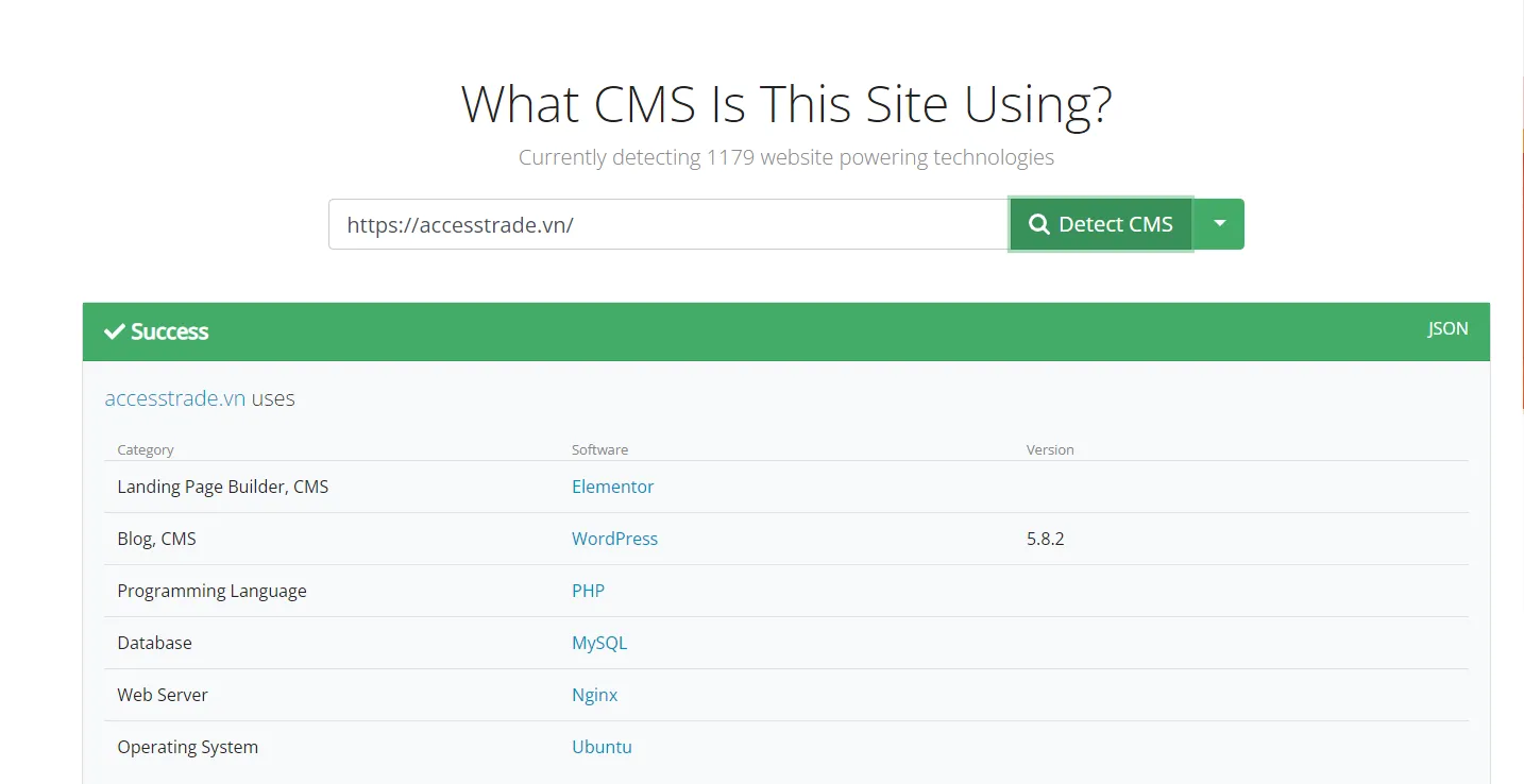 whatcms check theme wordpress