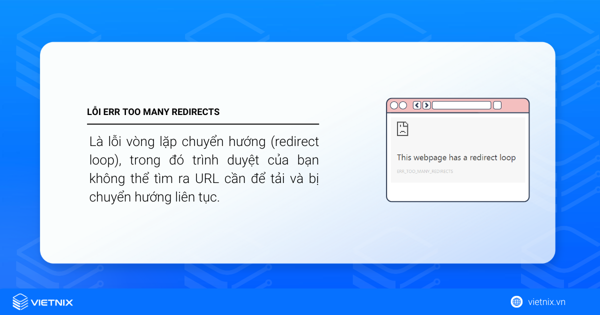 Hướng dẫn cách sửa lỗi ERR_TOO_MANY_REDIRECTS 61 Lỗi ERR_TOO_MANY_REDIRECTS là gì?