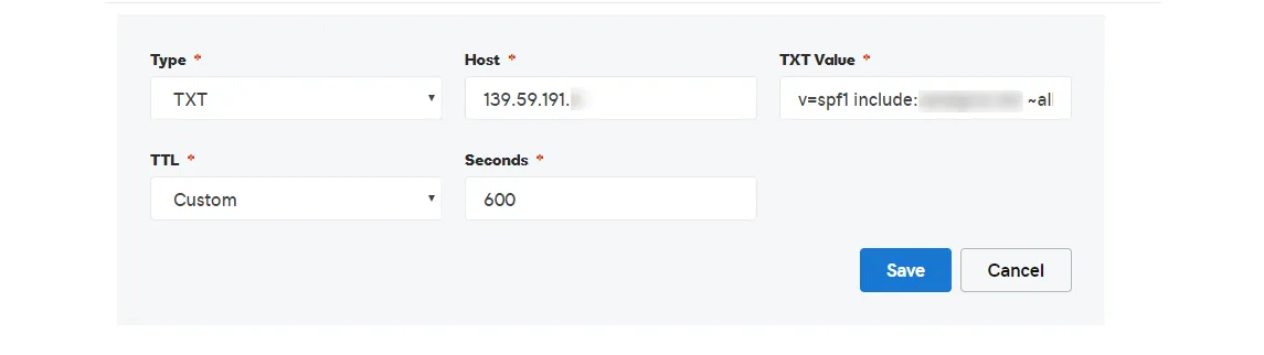 Hướng dẫn thêm record SDF vào Domain Registrar