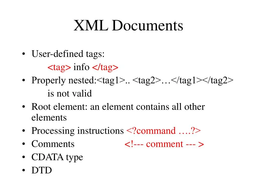 Quy tắc cú pháp cho Tags và Elements