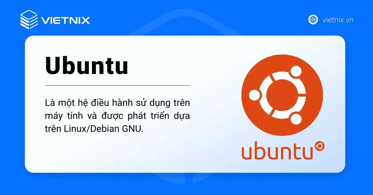 Khái niệm hệ điều hành Ubuntu