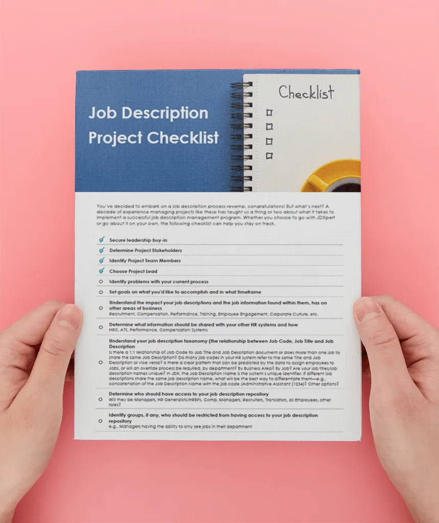 Job Description (JD) / Impact Description