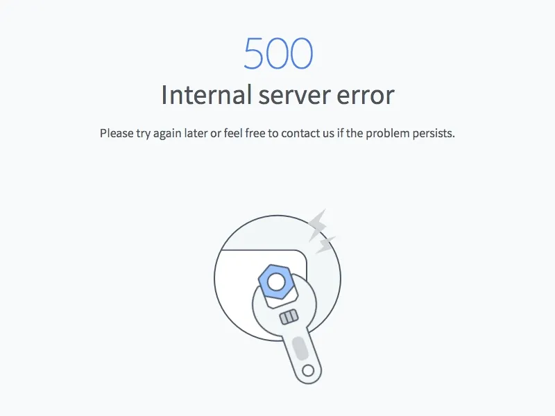 Sửa lỗi HTTP ERROR 500