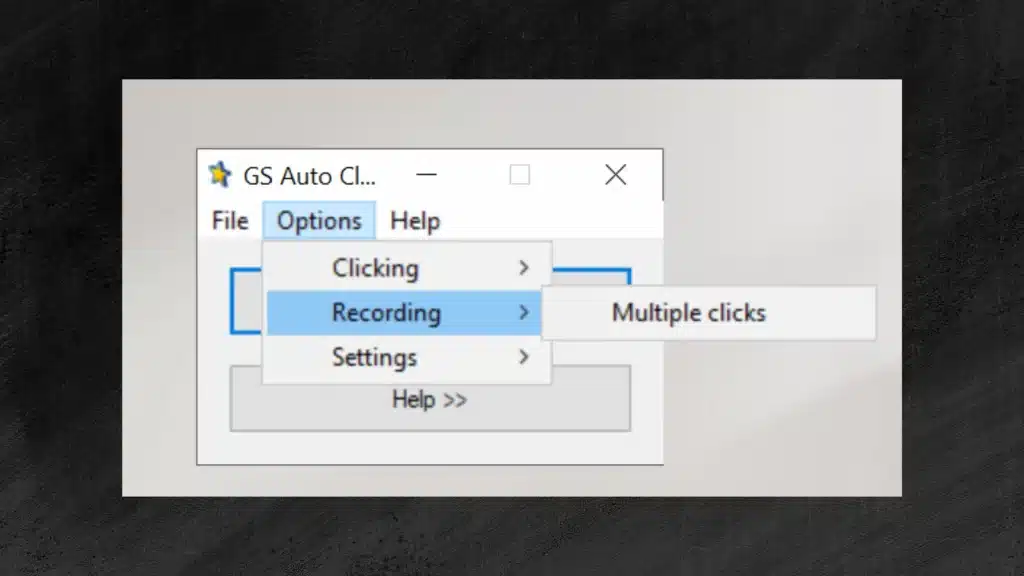 Auto Click là gì? Top 7 phần mềm Auto Click phổ biến 118 Mục Recording trong GS Auto Clicker