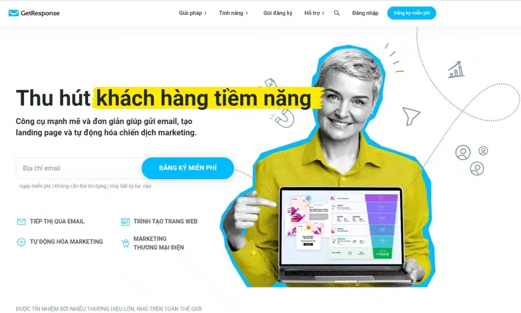 Getresponse là một phần mềm email marketing