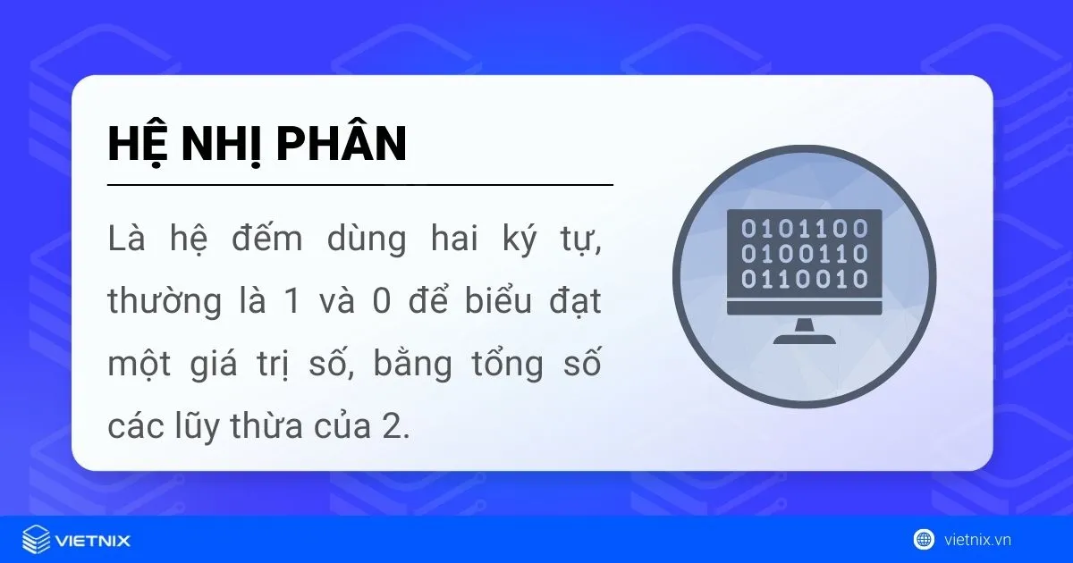 Hệ nhị phân là gì? Các cách giải mã số nhị phân chi tiết 21 Hệ nhị phân là gì?