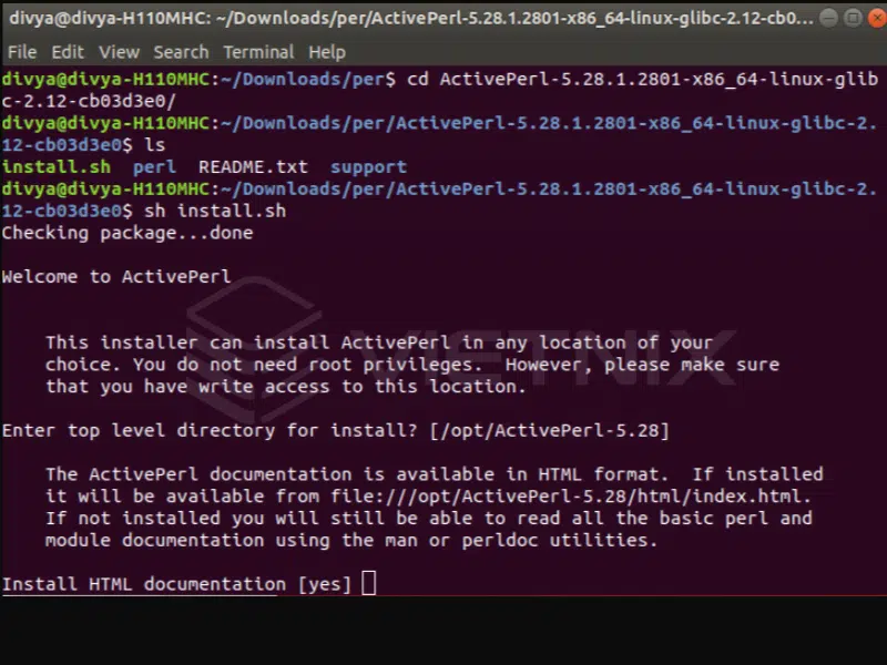 Perl là gì? Ứng dụng của ngôn ngữ lập trình Perl 47 cai dat perl cho linux 3
