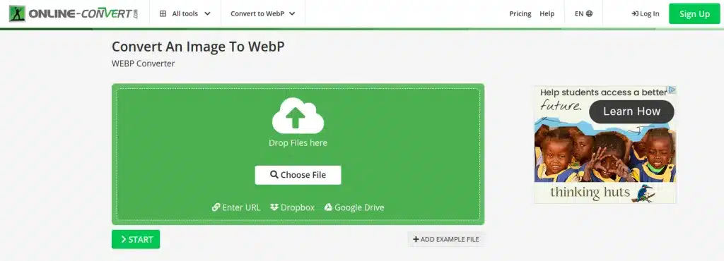 Cách phân phối hình ảnh ở định dạng mới và hiệu quả hơn 10 online convert to webp