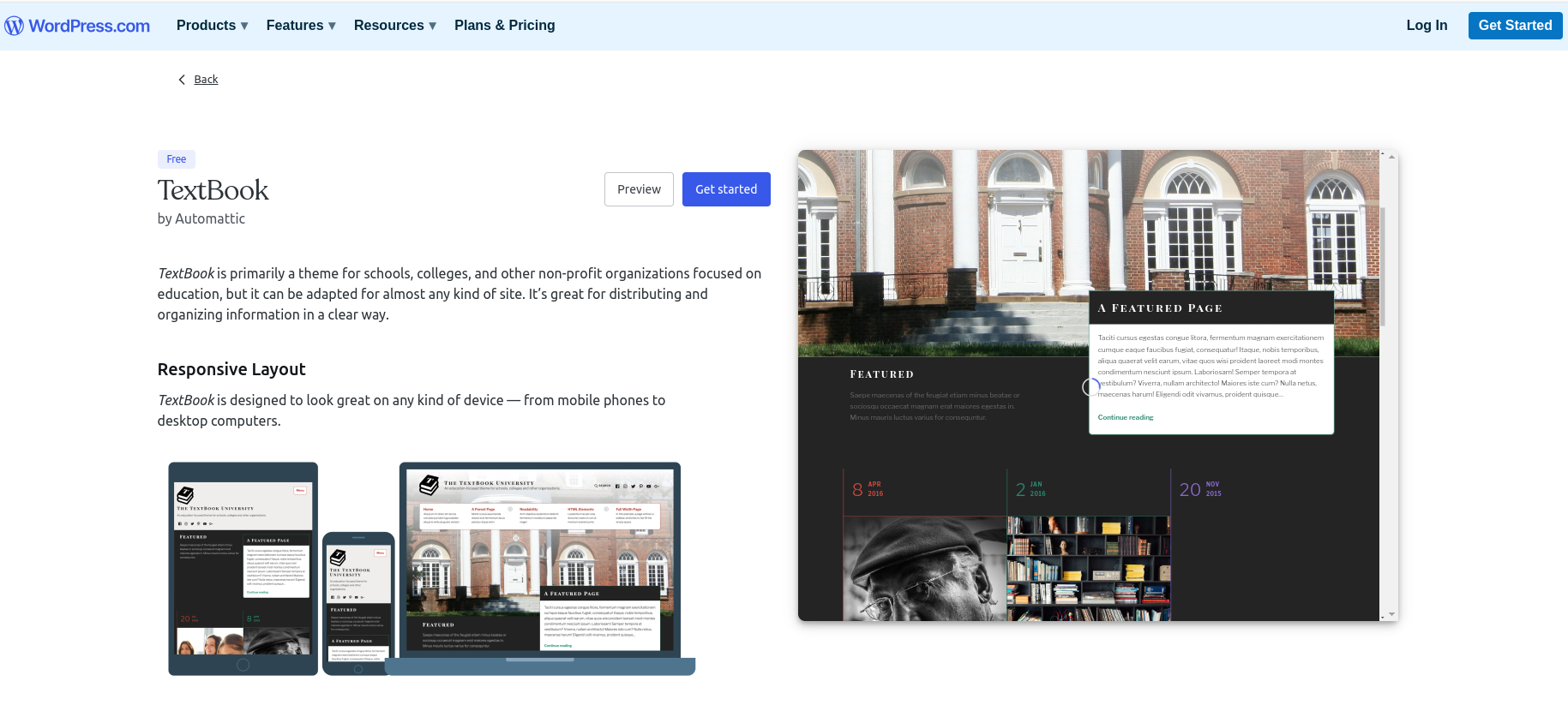 Breadcrumb là gì? 5 cách tạo Breadcrumb WordPress đơn giản, nhanh chóng 34 Một số theme WordPress.com tích hợp Breadcrumb
