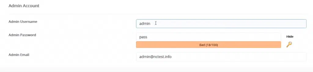 Softaculous là gì? Cài đặt WordPress nhanh chóng với Softaculous 22 Admin Account