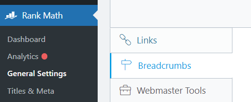 Breadcrumb là gì? 5 cách tạo Breadcrumb WordPress đơn giản, nhanh chóng 32 Thêm breadcrumb Rank Math cho WordPress