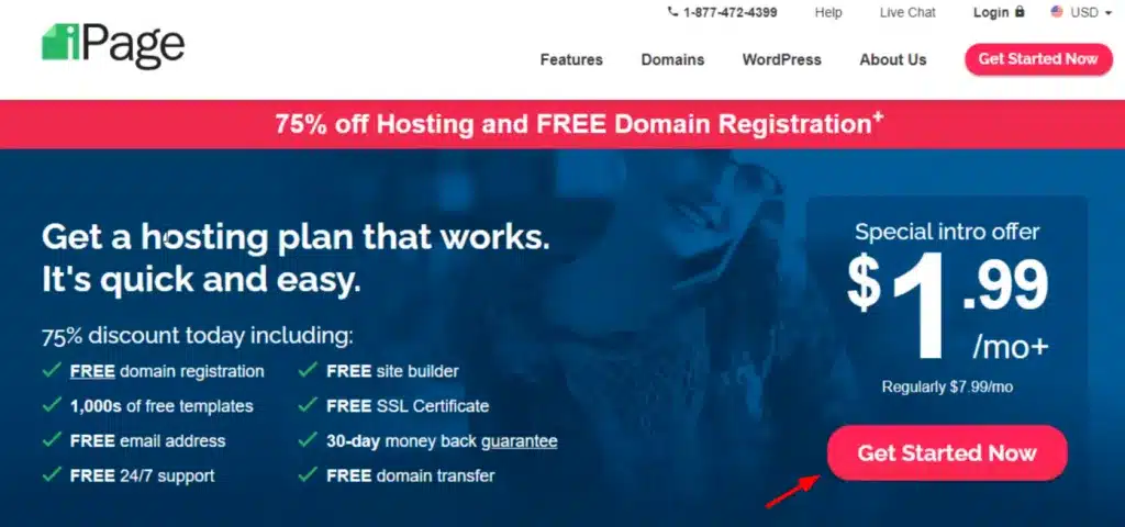 Cách mua hosting iPage chỉ 36$/năm miễn phí tên miền 13 Hướng dẫn mua hosting Ipage