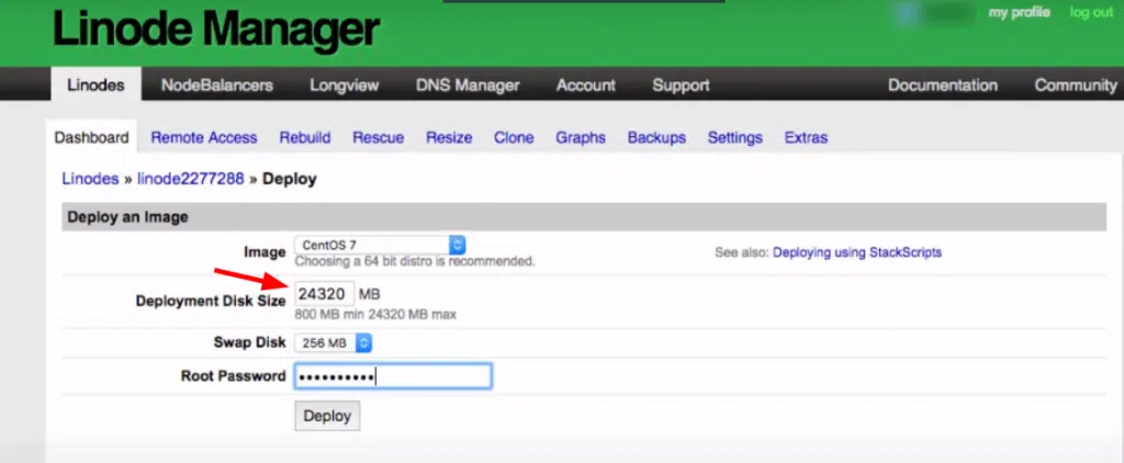 VPS Linode là gì? Hướng dẫn tạo VPS Linode đơn giản và nhanh chóng 33 Chọn dung lượng ổ cứng cho VPS