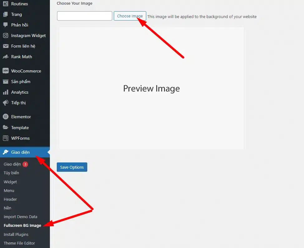 Hướng dẫn thay đổi Background trong WordPress dành cho người mới 20 Thêm hình nền tùy chỉnh trong WordPress bằng plugin