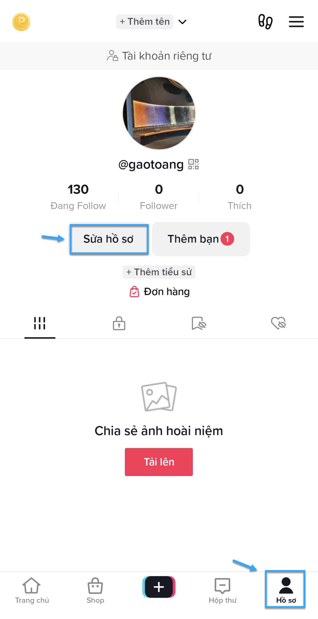 Bước đầu tiên