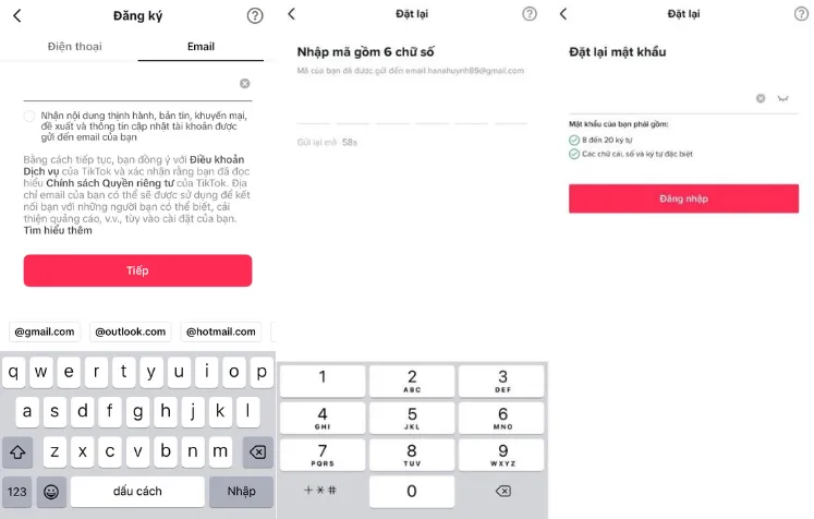 Cách đăng ký và đăng nhập TikTok trên máy tính, điện thoại đơn giản nhất 26 Sử dụng email để đăng ký tài khoản TikTok
