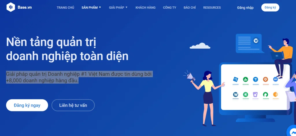 Top 11 phần mềm quản lý nhân sự HRM hiệu quả nhất 18 Phần mềm điểm danh Base