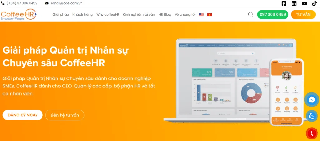 Top 11 phần mềm quản lý nhân sự HRM hiệu quả nhất 20 Phần mềm quản lý nhân sự CoffeeHR