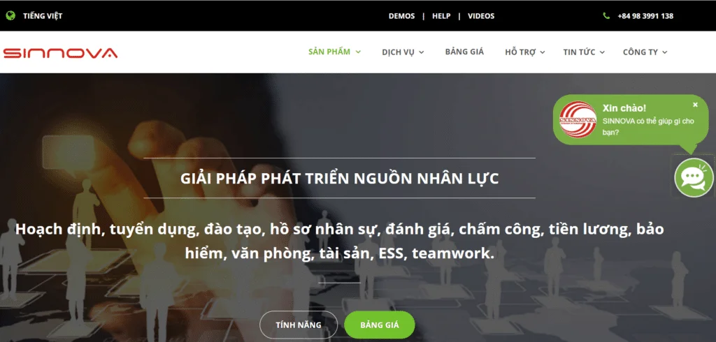 Top 11 phần mềm quản lý nhân sự HRM hiệu quả nhất 23 Phần mềm quản lý nhân sự Sinnova