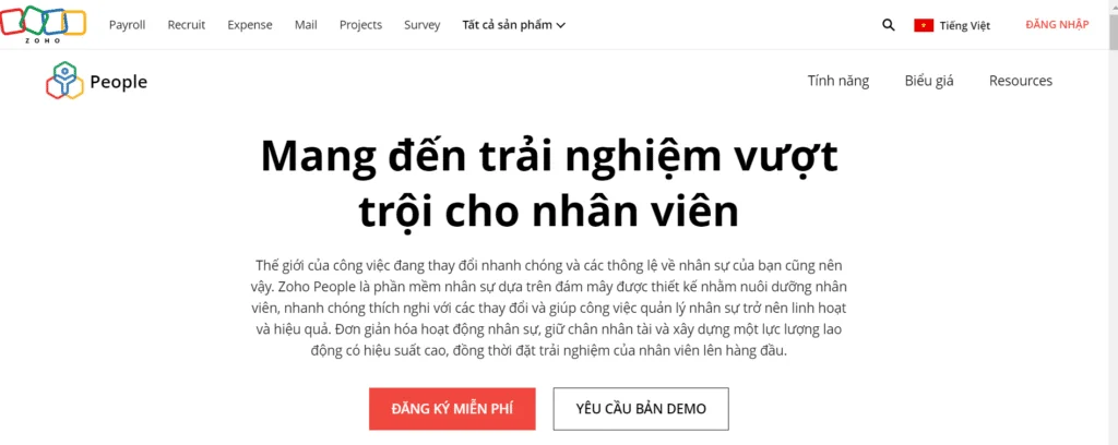 Top 11 phần mềm quản lý nhân sự HRM hiệu quả nhất 21 Phần mềm quản lý nhân sự Zoho People