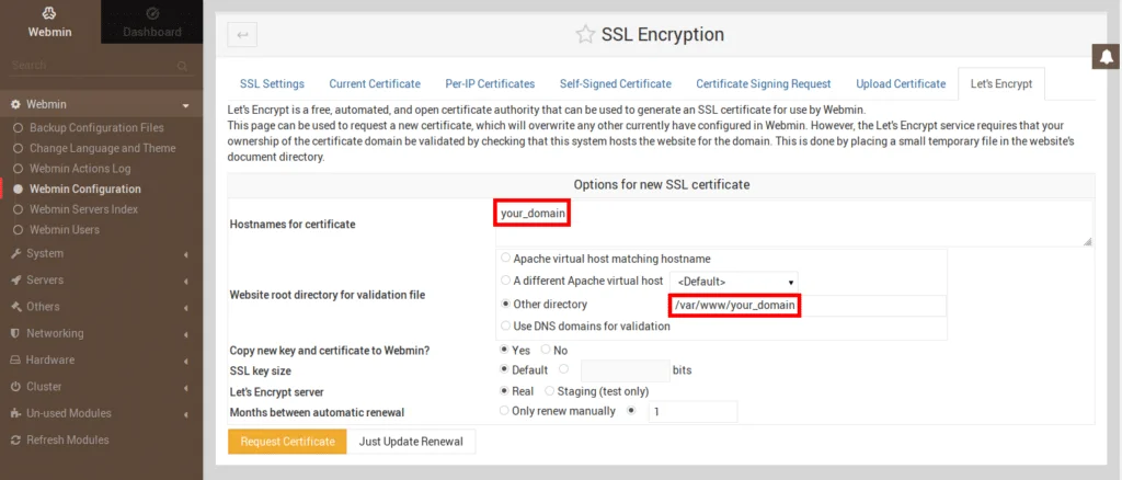 Cách cài đặt Webmin trên Ubuntu 20.04 4 Webmin SSL Encryption