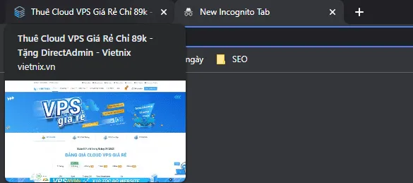 Meta title là gì? 10 tiêu chí viết title chuẩn SEO tốt nhất hiện nay 24 Tiêu đề sẽ xuất hiện khi bạn di chuột vào tab
