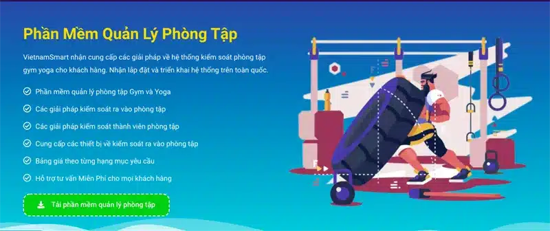 Top 11 phần mềm quản lý phòng GYM tốt nhất hiện nay 22 Phần mềm quản lý Gym VietnamSmart