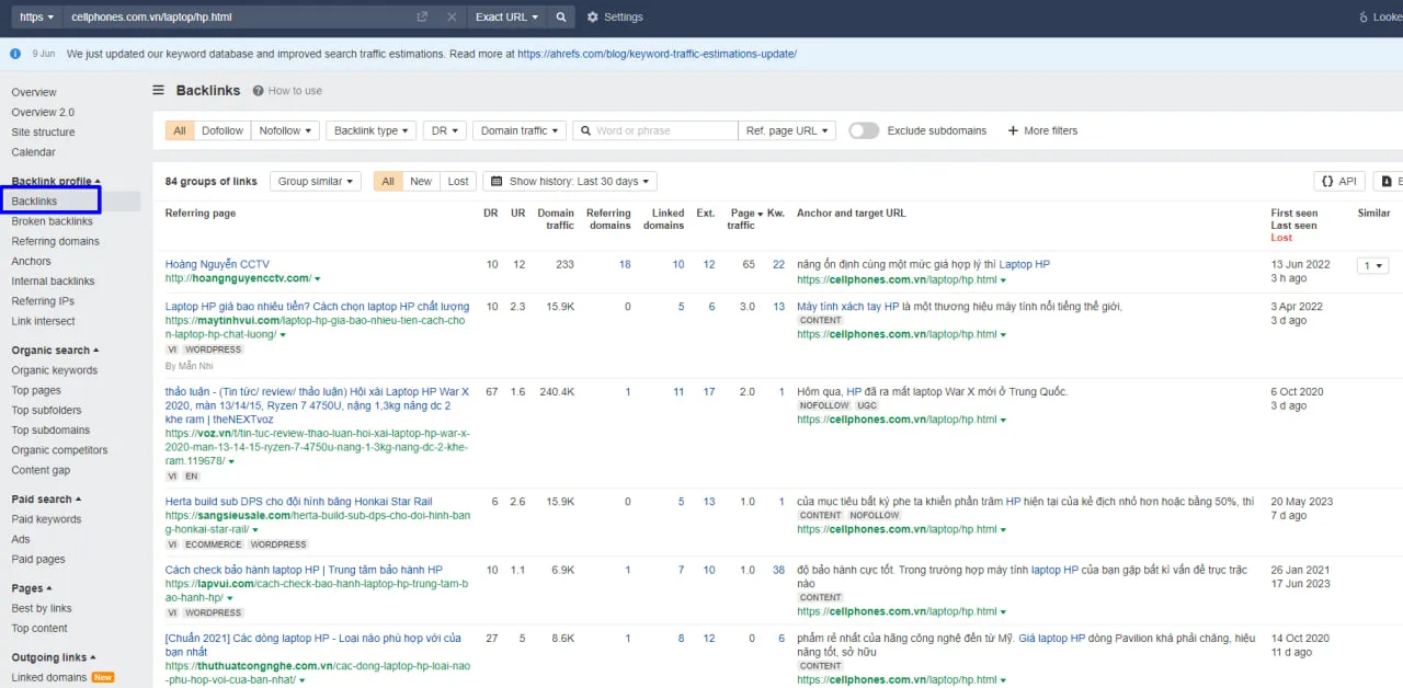 SERP Analysis là gì? Cách phân tích SERP hiệu quả 72 Chọn Backlinks