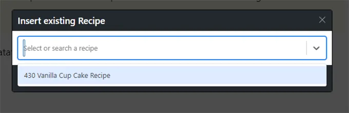 Cách tạo food blog bằng WordPress đơn giản 59 Nhấp vào Insert button