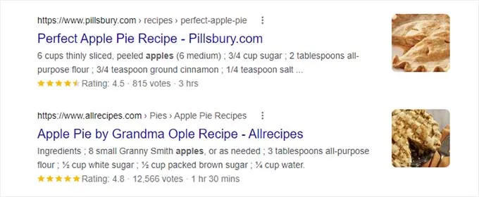 Cách tạo food blog bằng WordPress đơn giản 45 Để viết các recipe thân thiện với công cụ tìm kiếm là dùng định dạng Schema markup