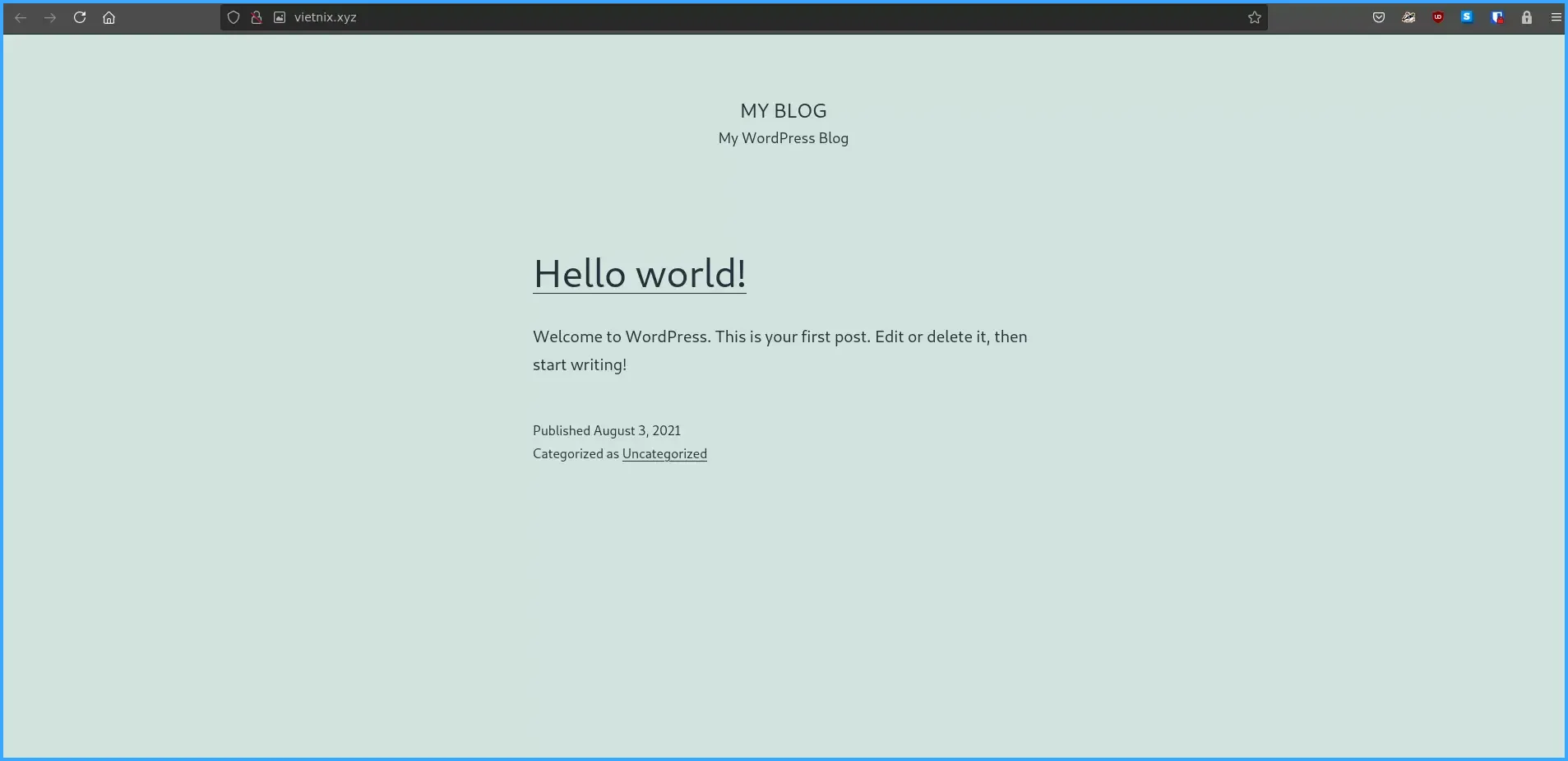 Cách tạo food blog bằng WordPress đơn giản 43 Kiểm tra WordPress đã được cài thành công trên cPanel chưa