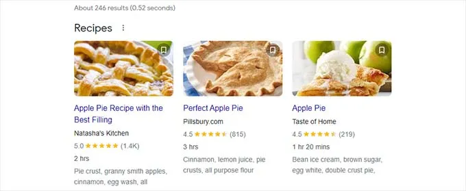 Cách tạo food blog bằng WordPress đơn giản 46 Sử dụng schema mark up