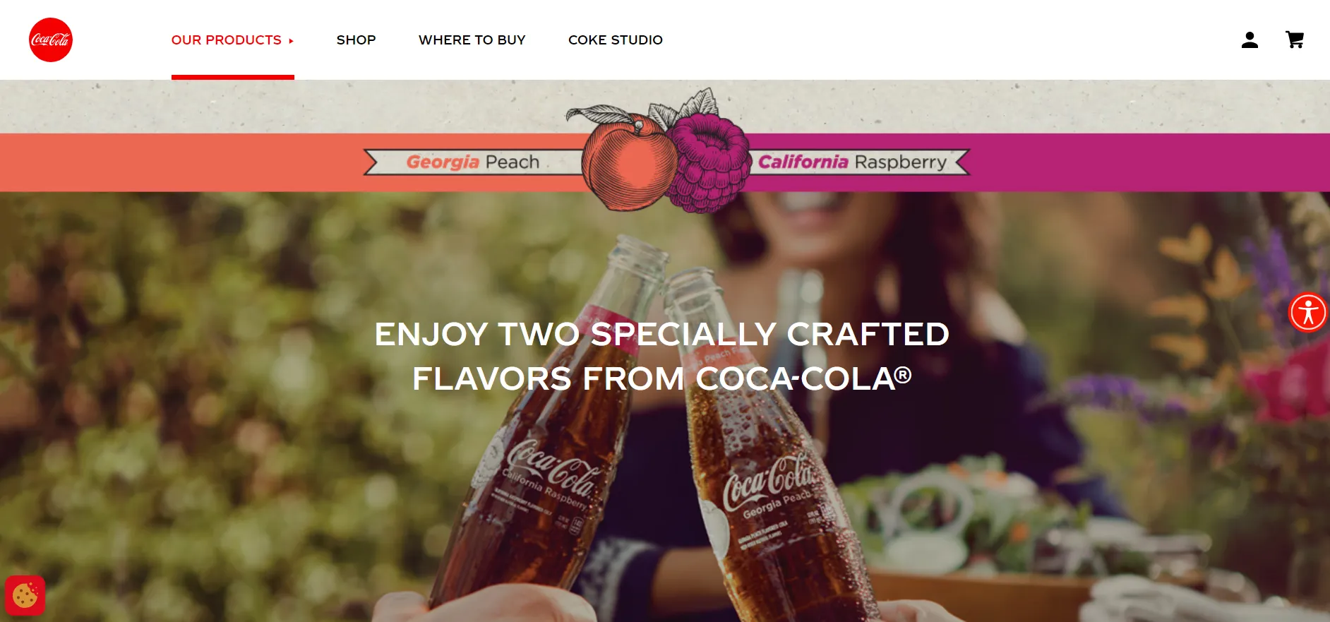 Website của Coca Cola