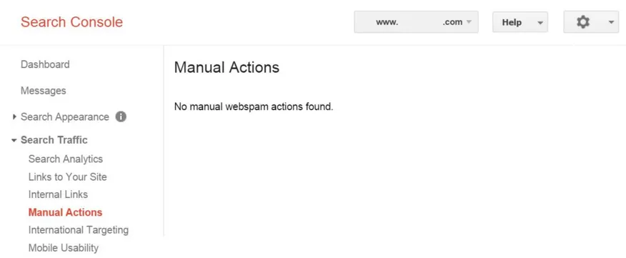Google Penalty là gì? Dấu hiệu nhận biết và hướng khắc phục 50 Không hiển thị tag “No manual actions found”
