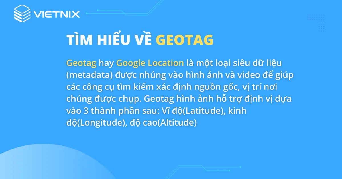 Tìm hiểu về geotag