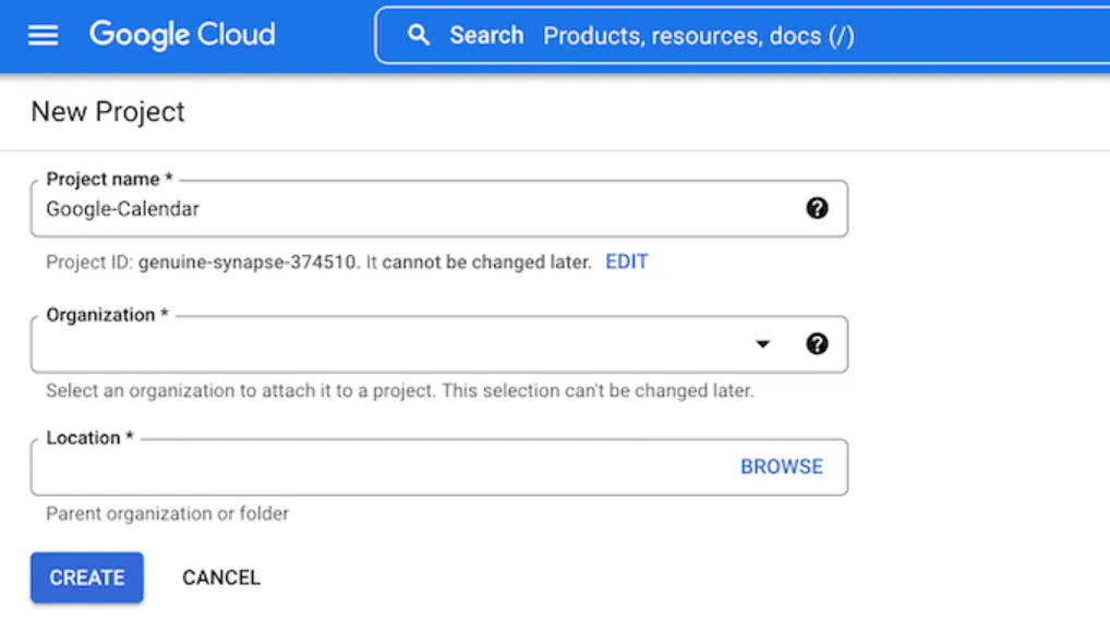 Cách thêm Google Calendar vào WordPress 39 tạo API key