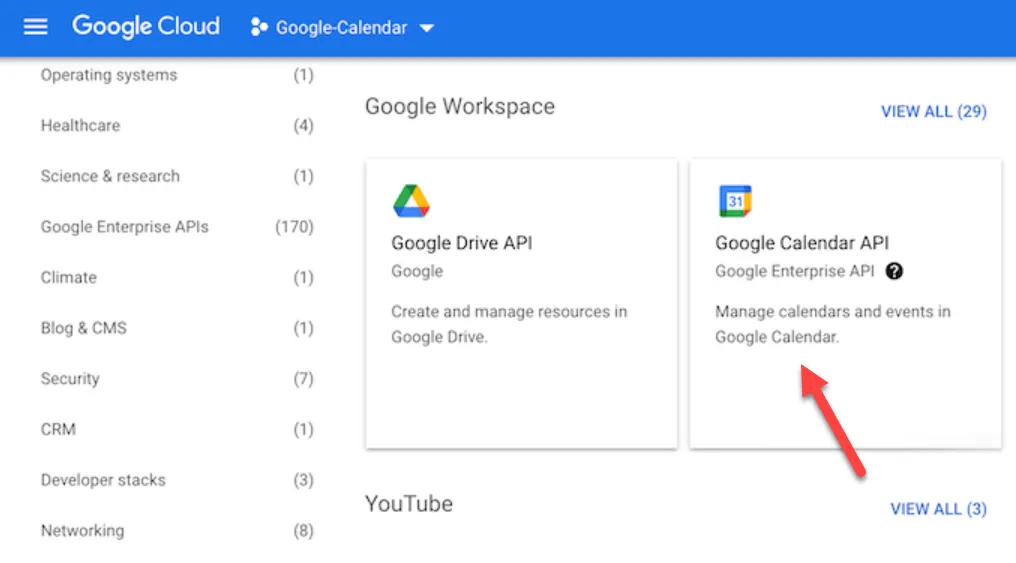 Cách thêm Google Calendar vào WordPress 41 Kích hoạt Google Calendar API